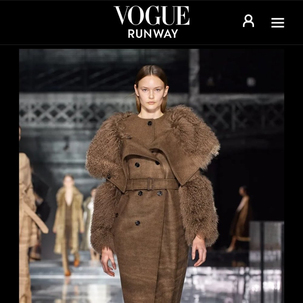 Burberry Wool-Cashmere Trench Coat